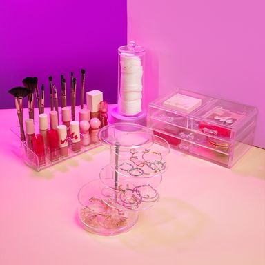 Organizador de Algodones Mediano Transparente