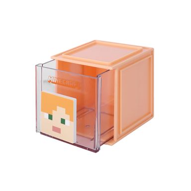 Caja de Almacenamiento Pequeña Alex Serie Minecraft Amarillo Oscuro
