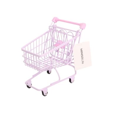 Organizador en Forma de Carro de Compras Serie Púrpura