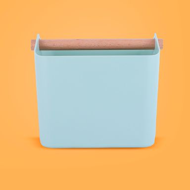 Organizador Apilable Mori Girl con Mango de Madera S Verde