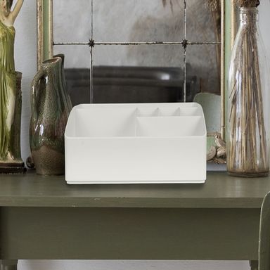 Organizador de Maquillaje y Compartimiento para Escritorio