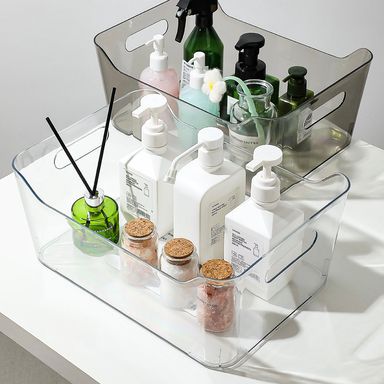 Organizador con Asa L Serie Miniso Transparente