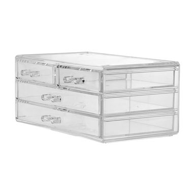 Organizador con Cajones de 3 Niveles Serie Miniso Transparente