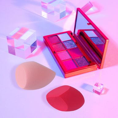 Set de Esponjas para Maquillaje con Doble Inclinación y Sello Amigable con la Piel