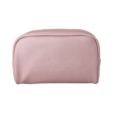 Cosmetiquera Nacarada con Borde Redondo Serie Miniso Rosa
