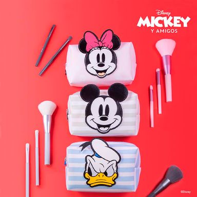 Cosmetiquera Minnie Mouse Serie Disney Pequeña Rosa