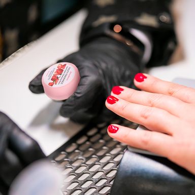 Almohadillas Quita Esmalte con Fragancia a Fresa 48 Unidades Rosa