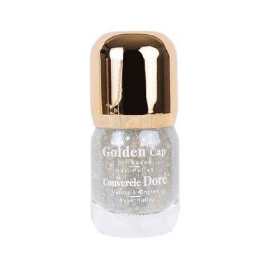 Esmalte a Base de Aceite con Tapa Dorada Starlight Plateado