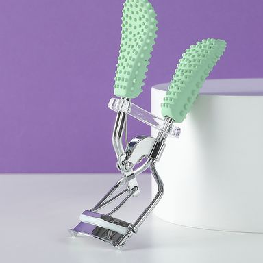 Encrespador de Pestañas con Mango de Silicona Verde