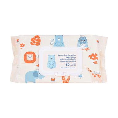 Toallas Humedas Para Bebe Serie Forest Family 80 Piezas