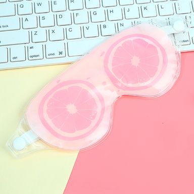 Antifaz para Ojos en Gel Fresa Rosa
