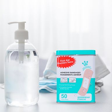 Banditas Adhesivas Transpirables Natural 50 Piezas