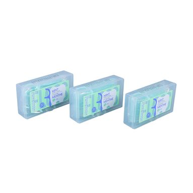 Hilo Dental de Menta Limpieza Profunda Serie Miniso 3 Piezas