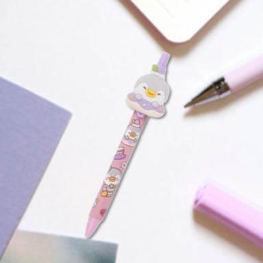 Esfero con Figura de Pinguino Serie Mini Family