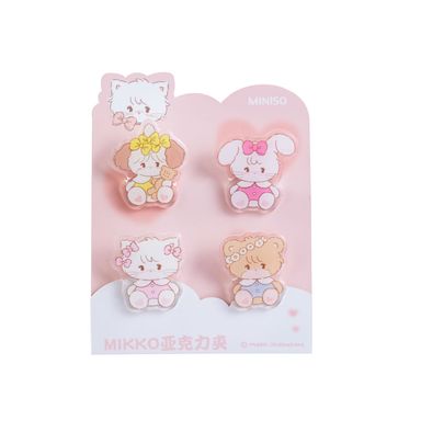 Set de Clips por 4 Unidades Serie Mikko