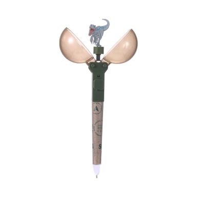 Esfero con Velociraptor Serie Jurassic World Negro