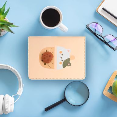Cuaderno Tapa Dura con Separador de Gatito 80 Hojas Cuadriculado