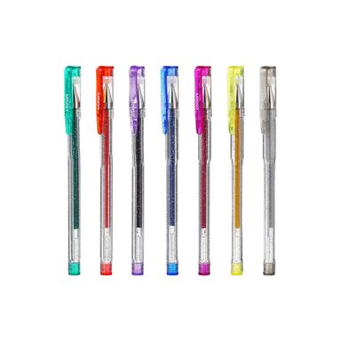 Paquete de Esferos Colores Pastel Brillante 7 Piezas