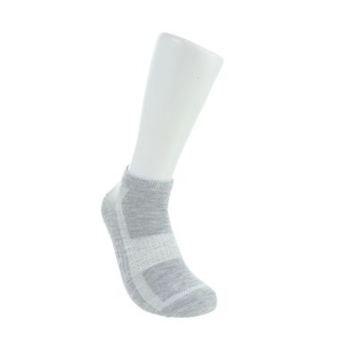 Medias para Hombre Deportivas Transpirables Lisos Grises 3 Pares