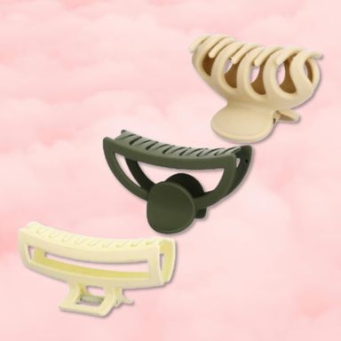 Set de Pinzas para el Cabello Mate 4 Piezas Serie Miniso