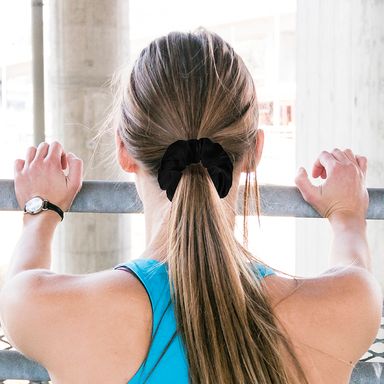 Set de Moñas para el Cabello Grandes Negro 3 Piezas