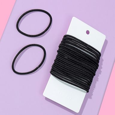 Paquete de Moñas para Cabello 30 Piezas Pequeñas Negro