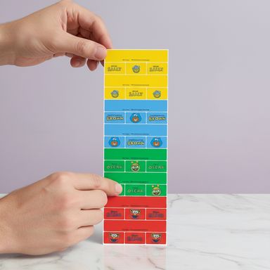 Juego de Mesa Torre de Tumbling Serie Sesame Street
