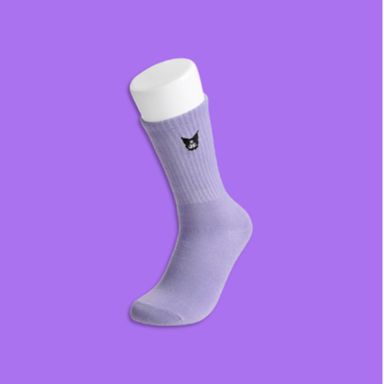 Par de Medias Largas Kuromi Serie Sanrio