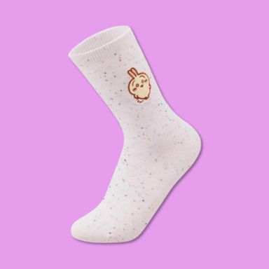 Par de Medias Largas Usagi Serie Chiikawa Blanco