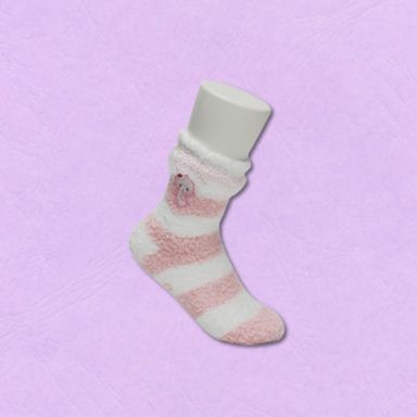 Medias Afelpadas de Rayas Serie Sanrio Rosa