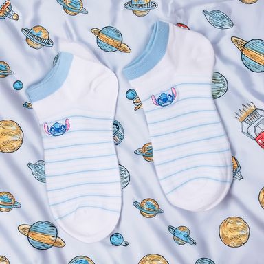 Medias Bordadas Stitch Dinner Party Serie Lilo & Stitch