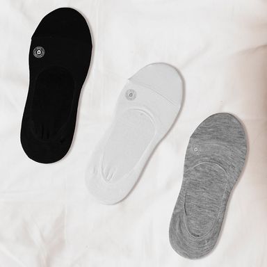 Media Corta para Mujer Antibacterianos 3 Pares