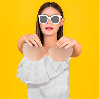 Brasier Adhesivo  2 Piezas Copa B Piel