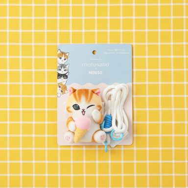 Adorno para Celular Serie Mofusand Ice Cream Blanco