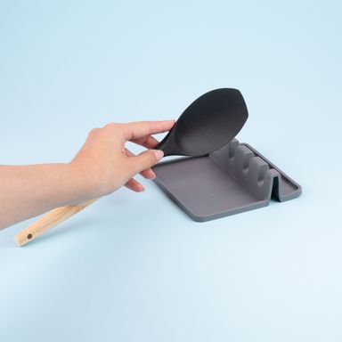 Soporte para Utencilios de cocina Serie Miniso Gris