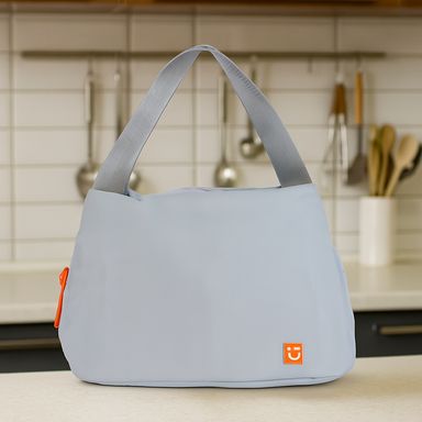 Lonchera Grande Serie Miniso Gris