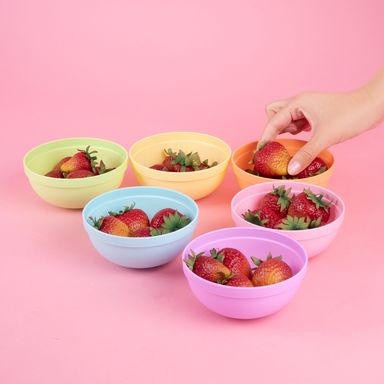 Set de Tazones Serie Colorful 6 Unidades