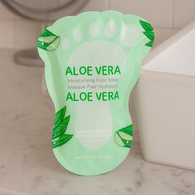 Mascarilla Hidratante para Pies de Aloe Vera