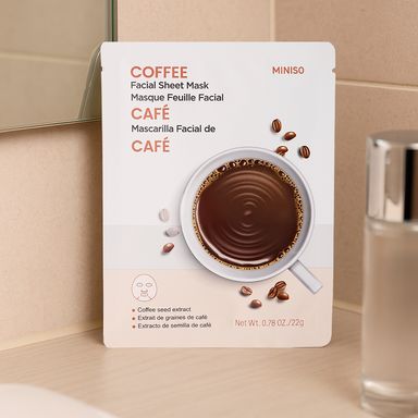 Mascarilla Facial Hidratante de Cafe Serie Miniso
