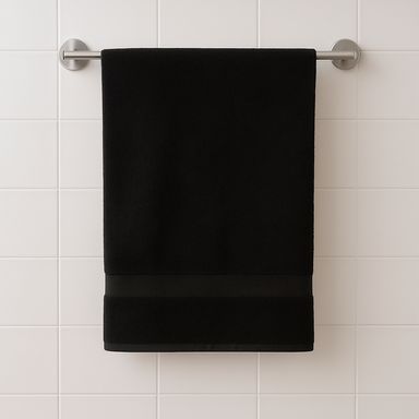 Toalla Deportiva de Secado Rapido Serie New Color Negra