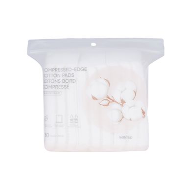 Almohadillas de Algodon con Borde Comprimido 180 Unidades