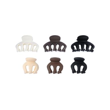 Set de Pinzas para Cabello con Forma de Garrita Serie Miniso Matte 6 Piezas