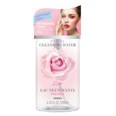 Agua De Limpieza Facial Rose Serie Miniso