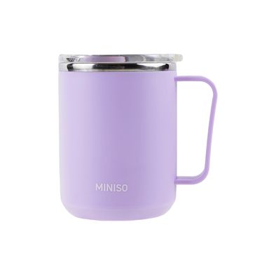 Taza para Viaje con Tapa 400 Ml Serie Miniso Morado