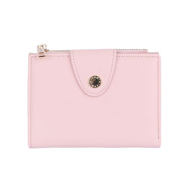 Cartera de Mujer con Boton Serie Miniso Rosa
