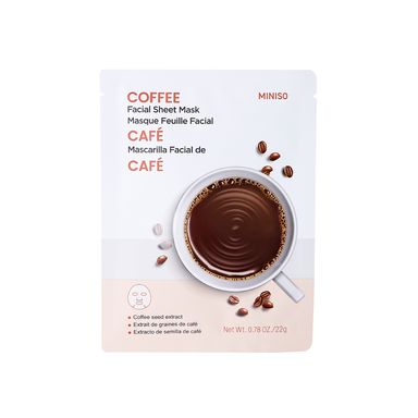Mascarilla Facial Hidratante de Cafe Serie Miniso