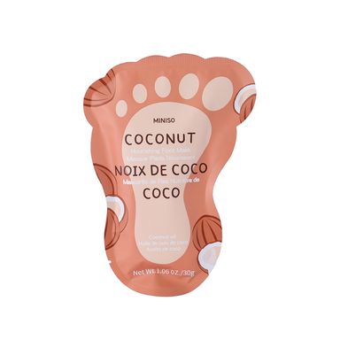 Mascarilla Hidratante para Pies de Coco Serie Miniso