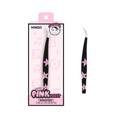Pinzas para Pestañas Serie Pink Party Negro