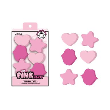 Set de Espumas de Maquillaje de Doble Uso Serie Pink Party