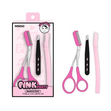Kit de Perfilador de Cejas Clasico Serie Pink Party 3 Piezas